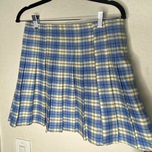 Plaid mini Skirt